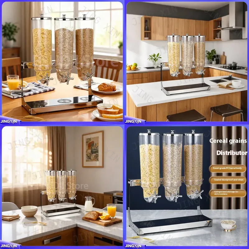 Food Storage No Pantry - custom for Stainless Steel Cereal Dispenser