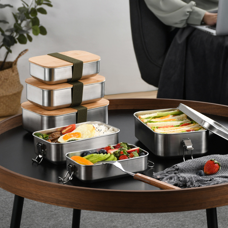 Food Storage Containers Tupperware - Stainless Steel Lunch Box Japanese Style