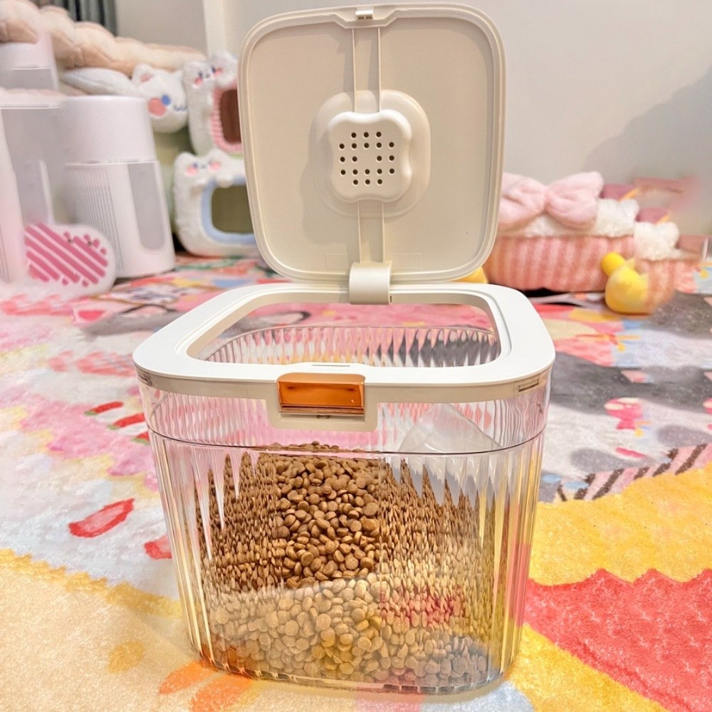 Food Storage No Plastic - Flip Cover Dog Food Storage Container