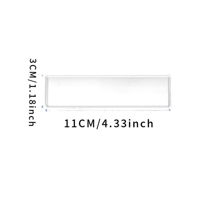 Food Storage No Pantry - 10Pcs Transparent PVC Adhesive Shelf Label