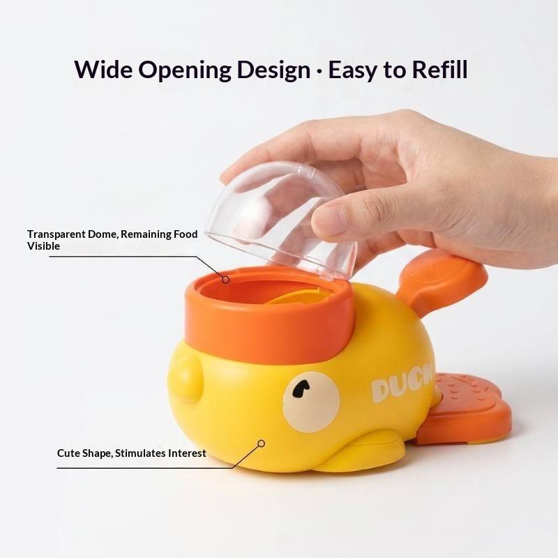 Food Storage Yellow - Little Yellow Duck Pattern Pet Cat