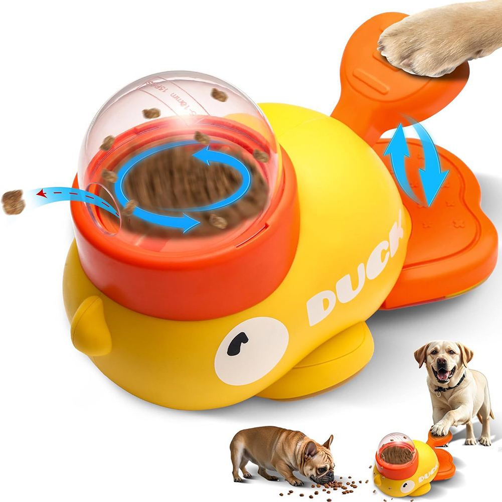 Food Storage Yellow - New Yellow Duck Interactive Feeding Machine