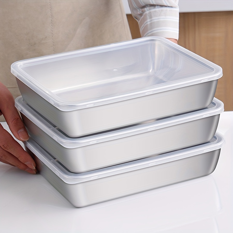 Food Storage No Pantry - 1-3PCS Stainless Steel Food Storage Containers