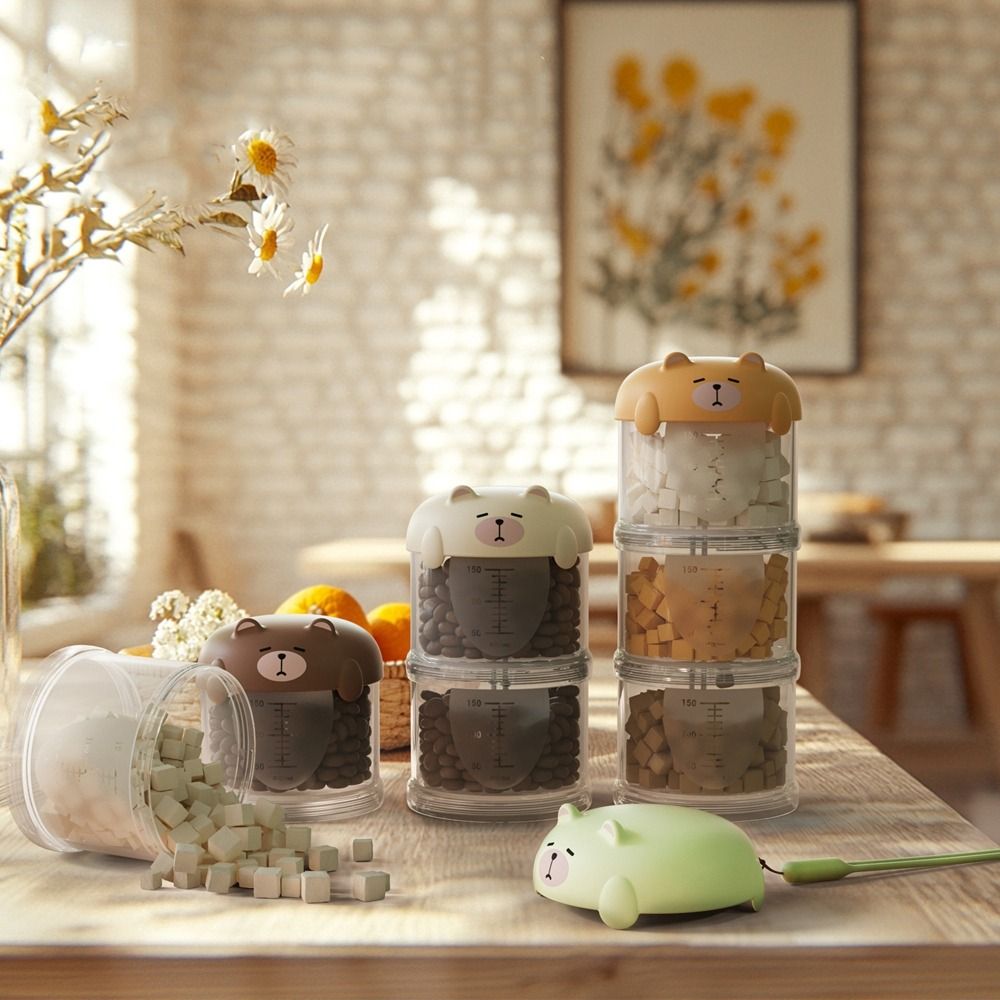Food Storage No Plastic - Practical Plastic Multi-Layer Cat Food Box