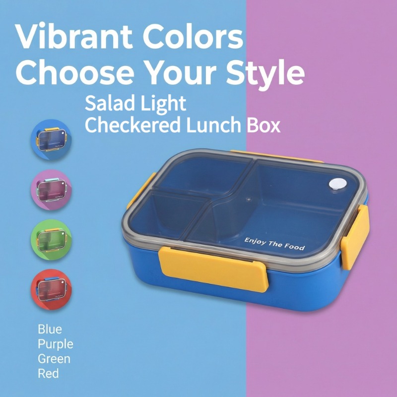 Food Storage With Compartments - Color Leak-proof Bento Box, Multi-compartment Food