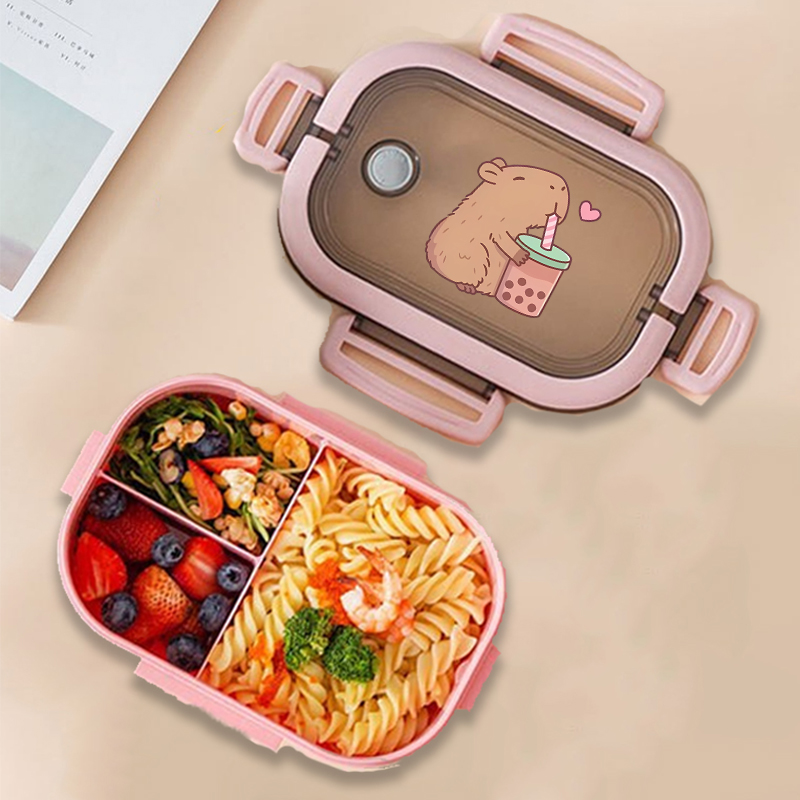 Food Storage Bins - Capybara Bento Lunch Box Anime Animals