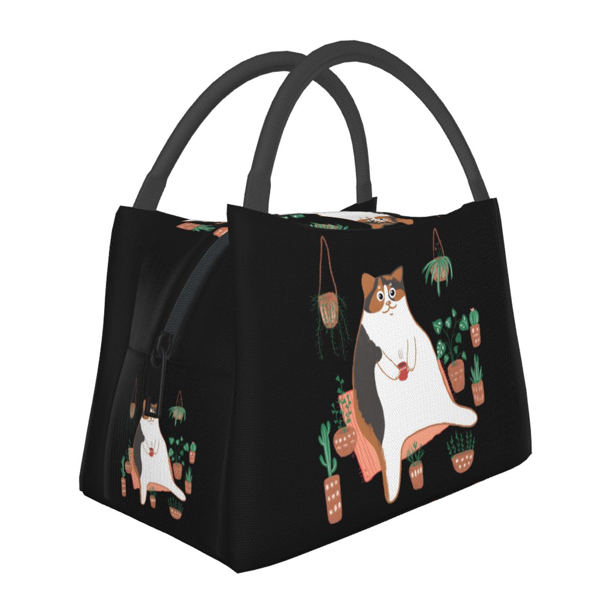 Food Storage Moms - Calico Cat With Pot Plants Cat