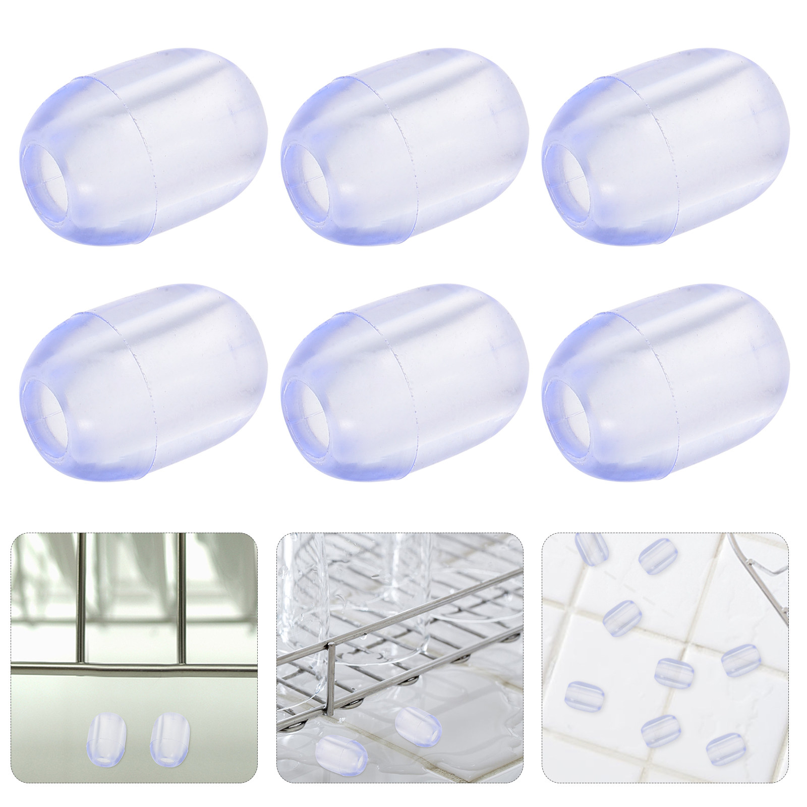 Food Storage Vegetables - 10Pcs Rubber Sink Rack Feet Protectors