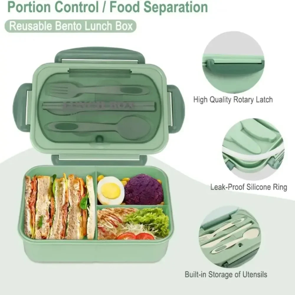 1200ML Bento Lunch Box For Adu - огляд і ціна Food Storage Microwave Safe