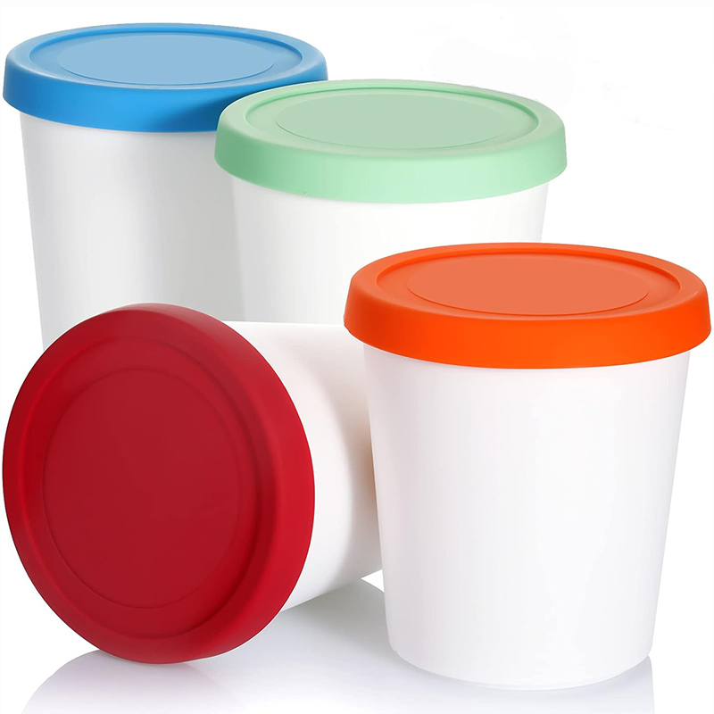 4Pcs Food Containers, 1 Quart  - огляд і ціна Food Storage Quart Containers