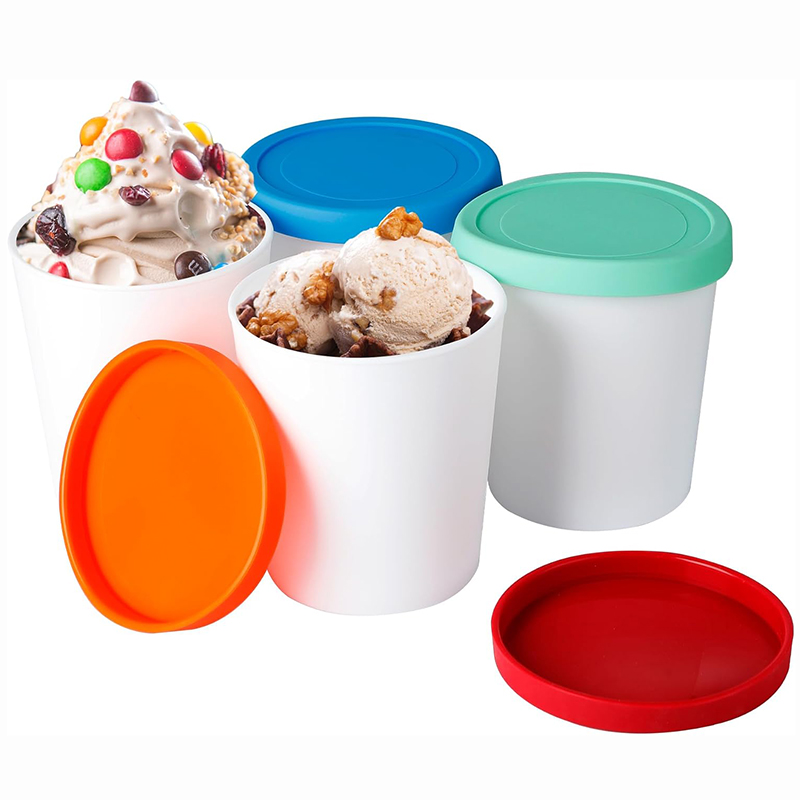 4Pcs Food Containers, 1 Quart  - огляд і ціна Food Storage Quart Containers