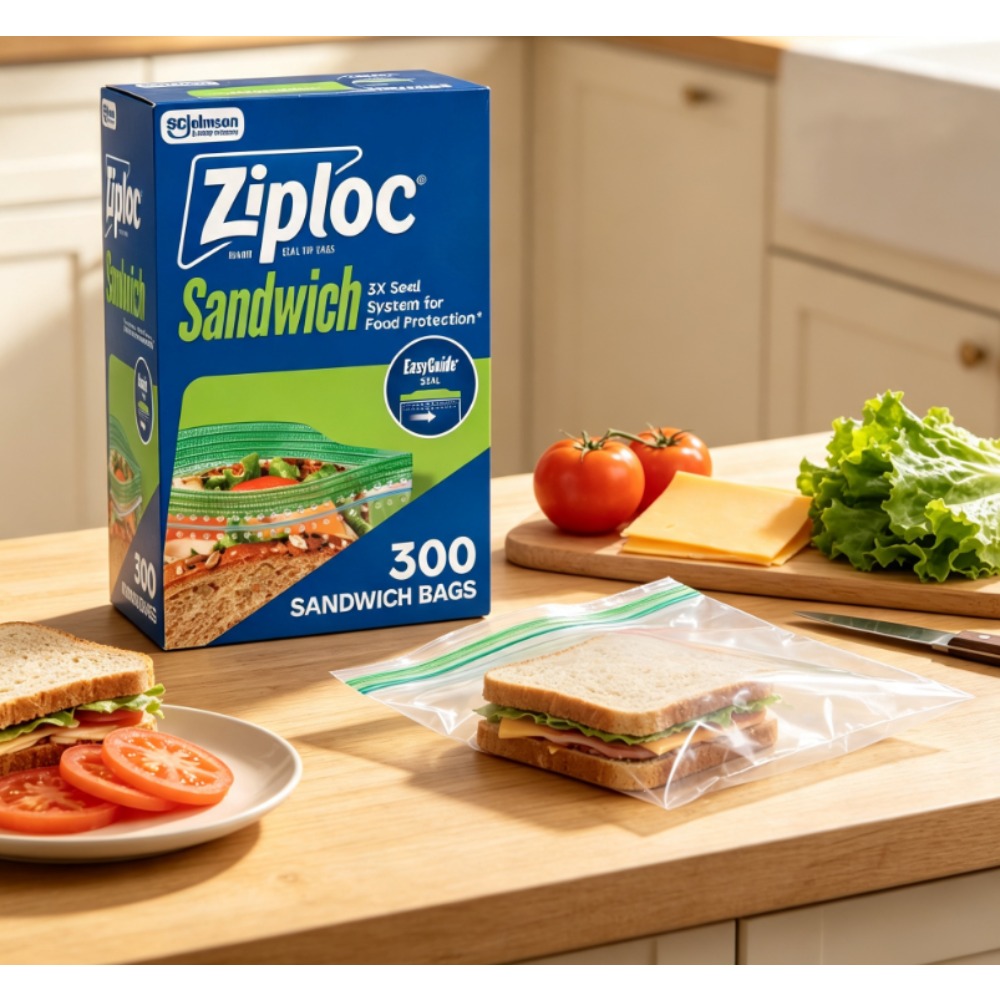 Ziploc® Brand Sandwich Bags wi - огляд і ціна Food Storage Ziploc