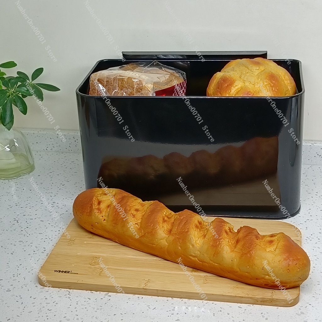 Kitchen Bread Box with Bamboo  - огляд і ціна Food Storage Box Stainless Steel