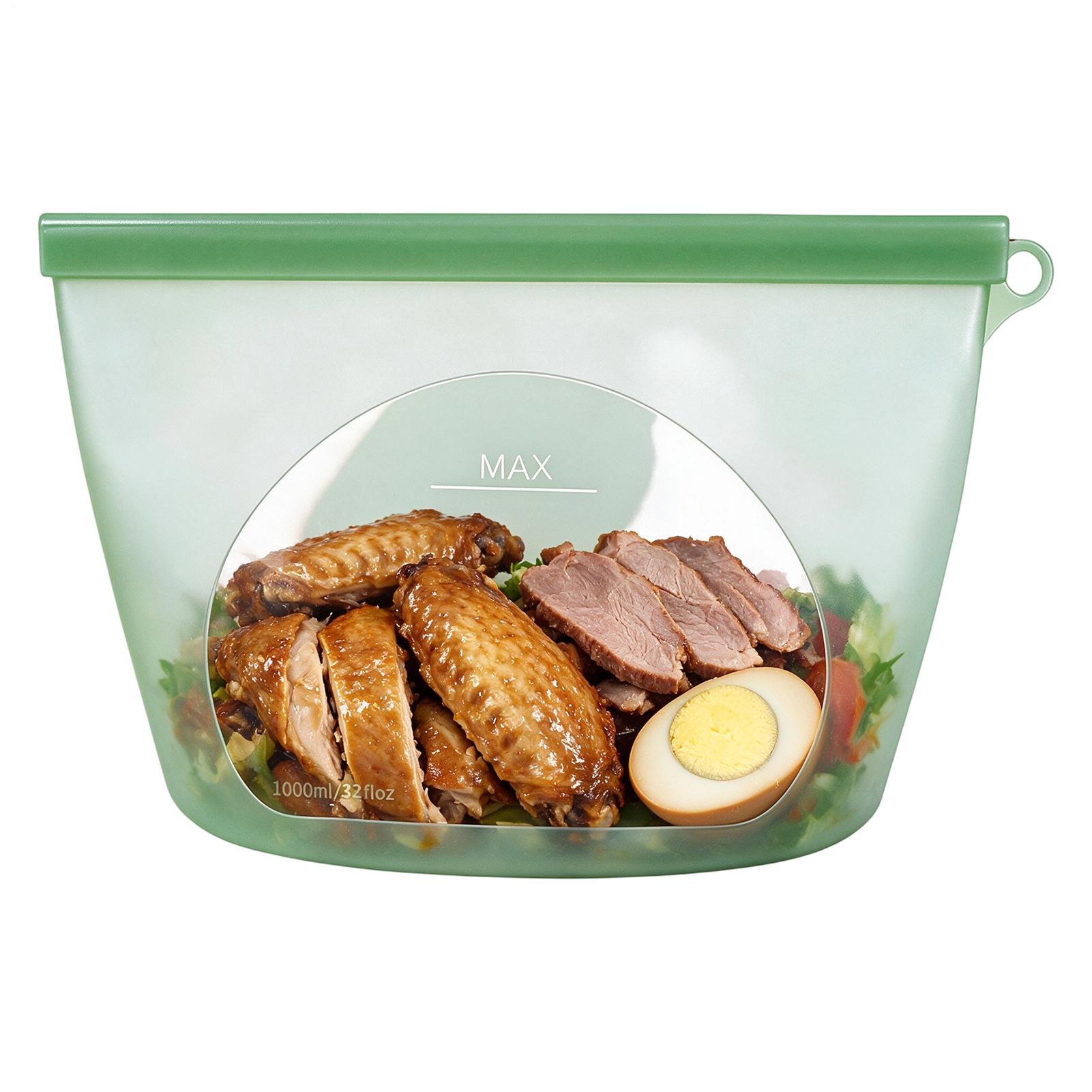 Silicone Food Storage Bags 100 - огляд і ціна Food Storage Ziploc