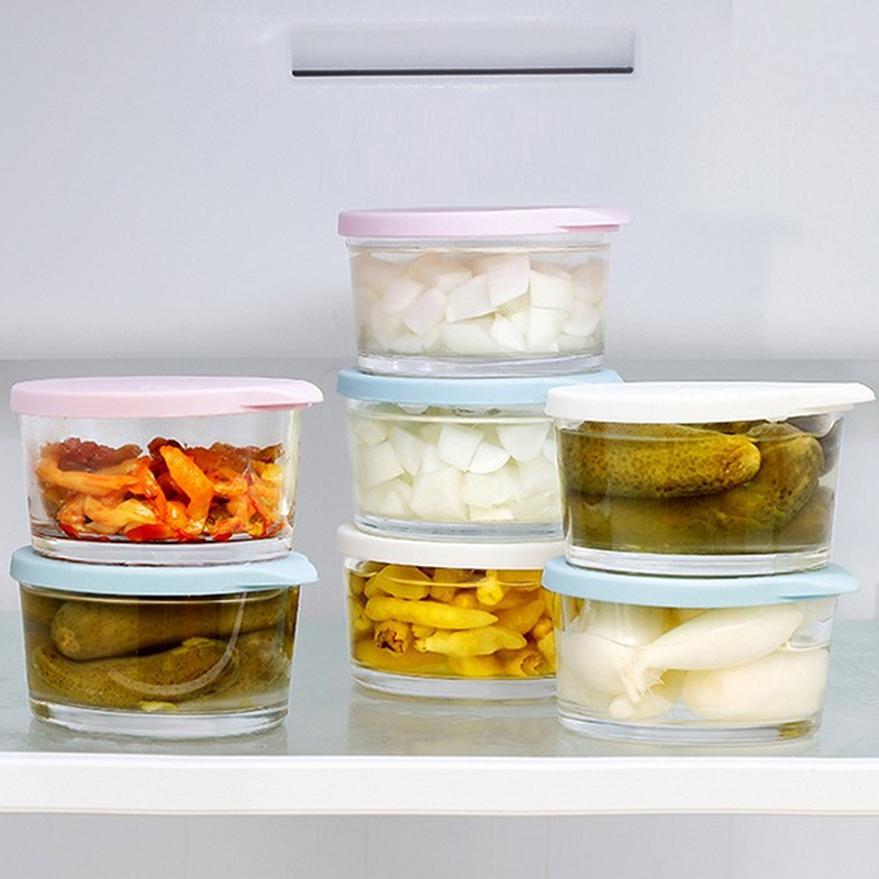 ●Microwave Safe Round Food Sto - огляд і ціна Food Storage Glass Containers