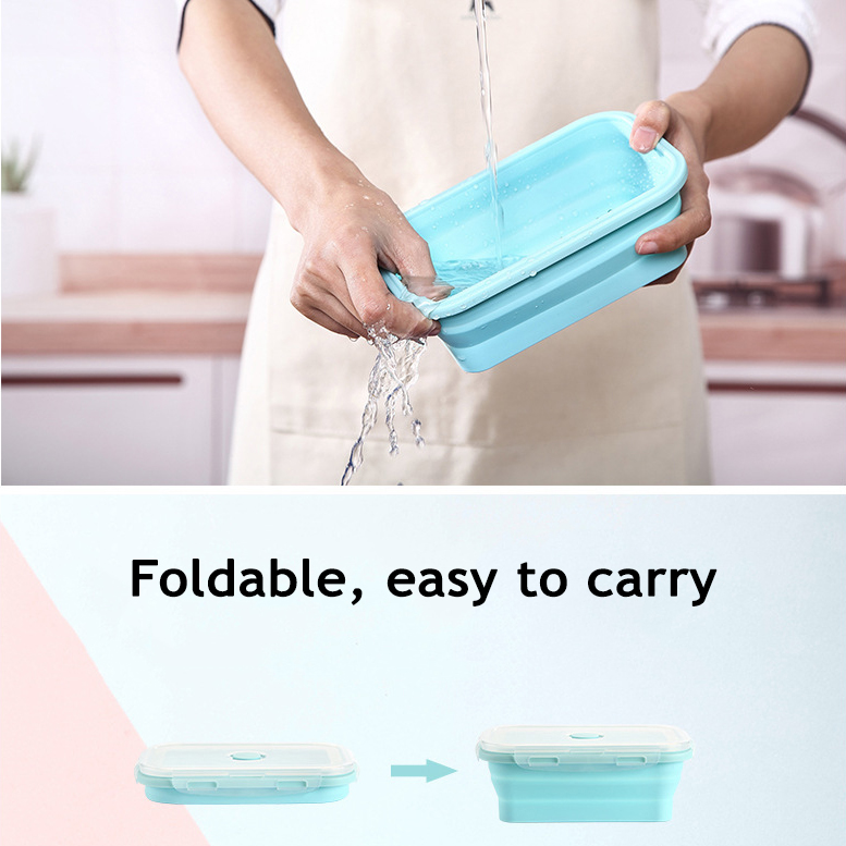 Collapsible Silicone Food Stor - огляд і ціна Food Storage Microwave Safe