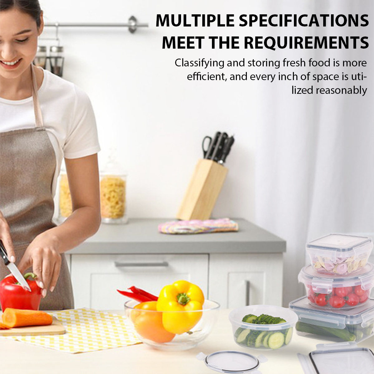 24Pcs/set Food Storage Box Set - огляд і ціна Food Storage Vegetables