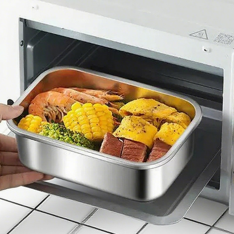 Large Capacity Bento Box  Stai - огляд і ціна Food Storage Box Stainless Steel