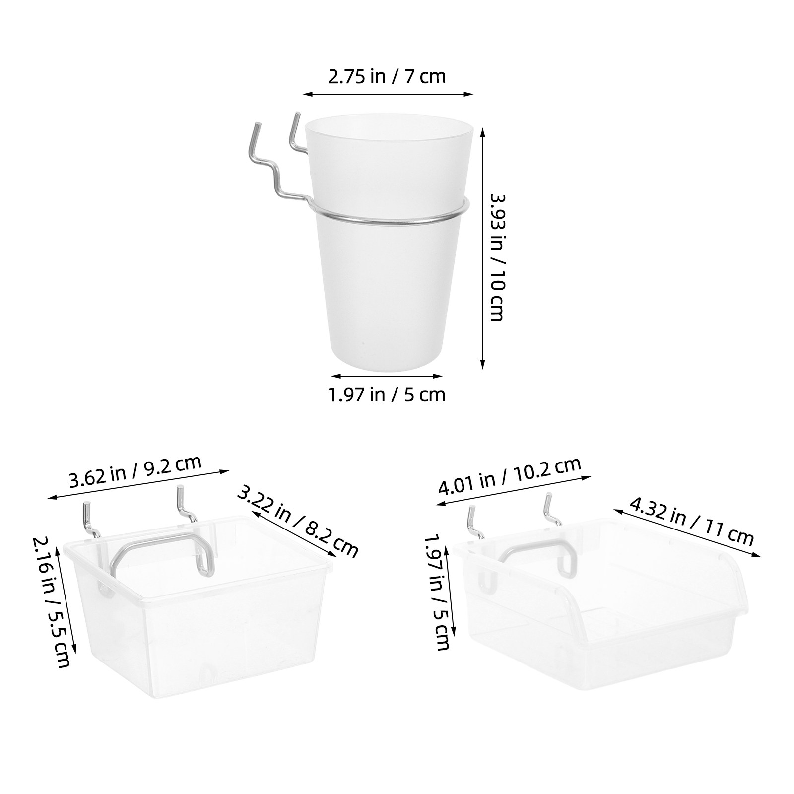 20Pcs Pegboard Storage Bin Org - огляд і ціна Food Storage Bins