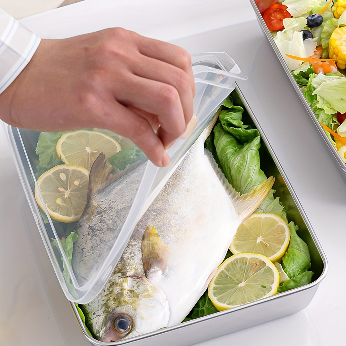 1-3PCS Stainless Steel Food St - огляд і ціна Food Storage No Pantry