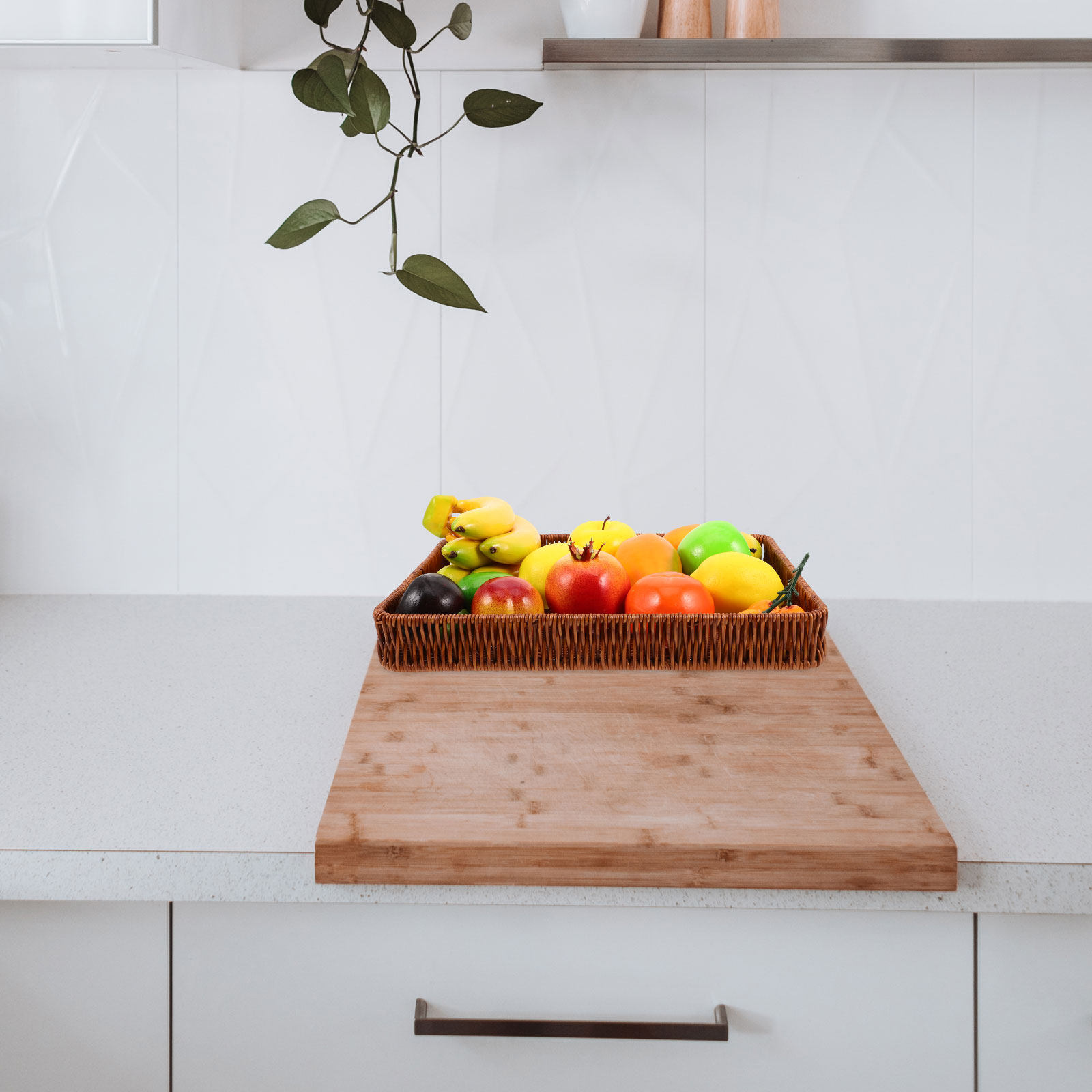 Flat Handwoven Woven Snack Fru - огляд і ціна Food Storage Bins