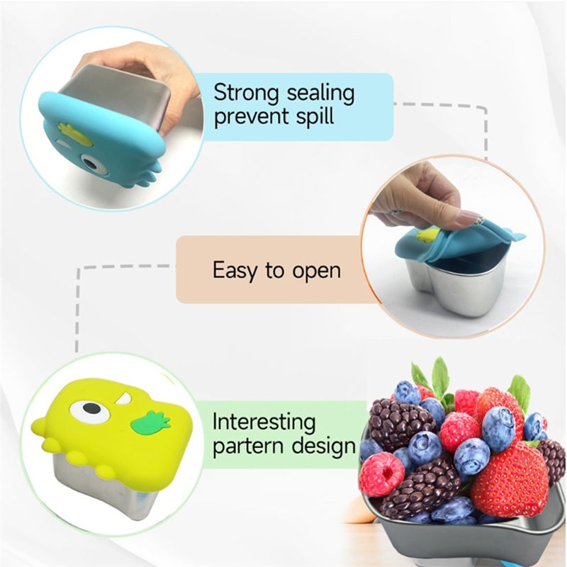 AA94-304 Stainless Steel Dinos - огляд і ціна Food Storage Box Stainless Steel