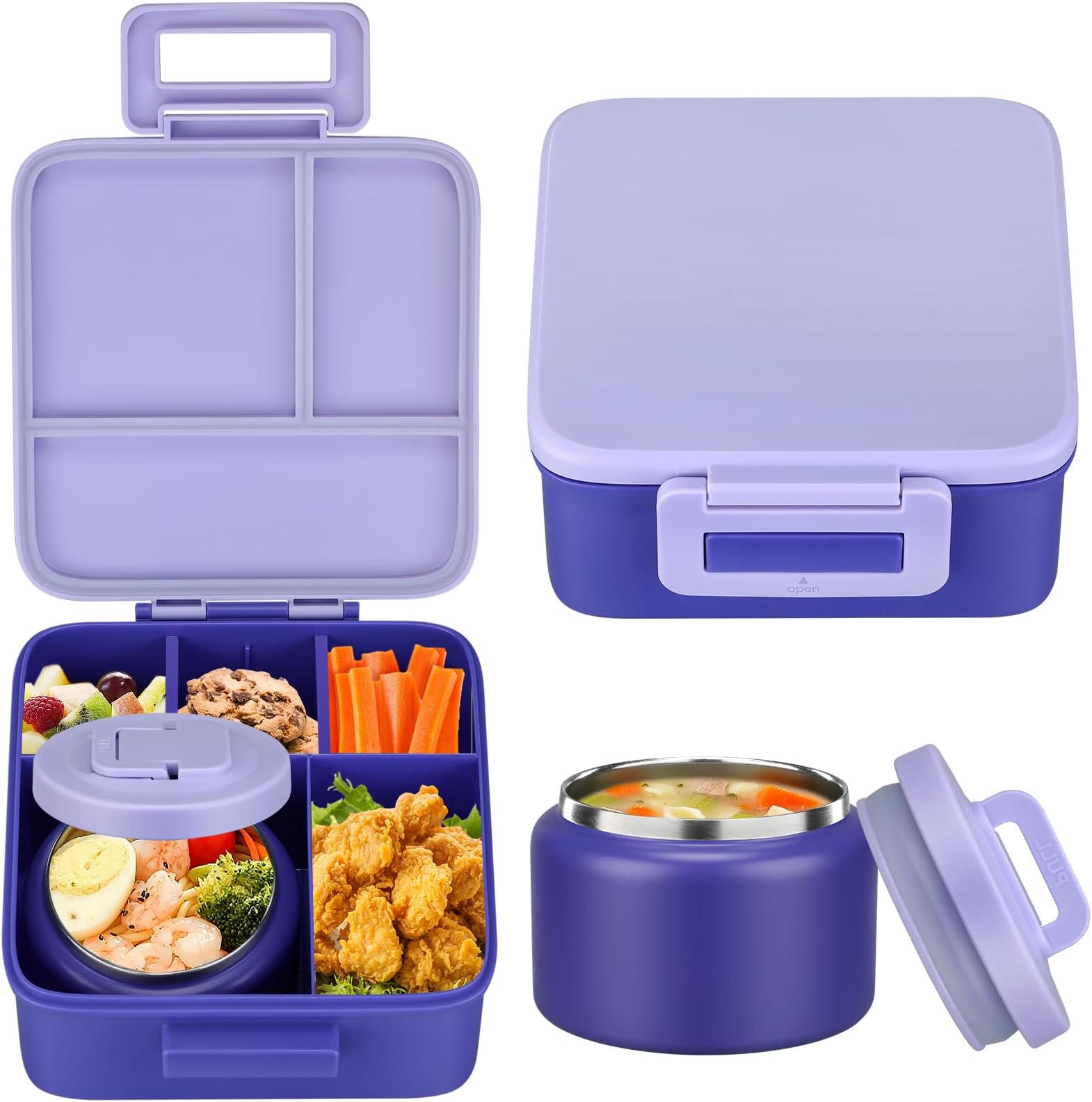 1 Set Bento Lunch Box for Kids - огляд і ціна Food Storage Microwave Safe