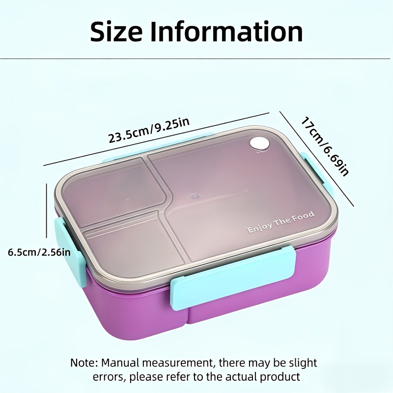 Color Leak-proof Bento Box, Mu - огляд і ціна Food Storage With Compartments