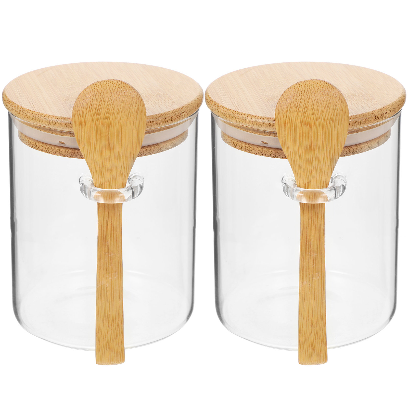 2 Pcs Flour Sugar Storage Cont - огляд і ціна Food Storage Glass Containers