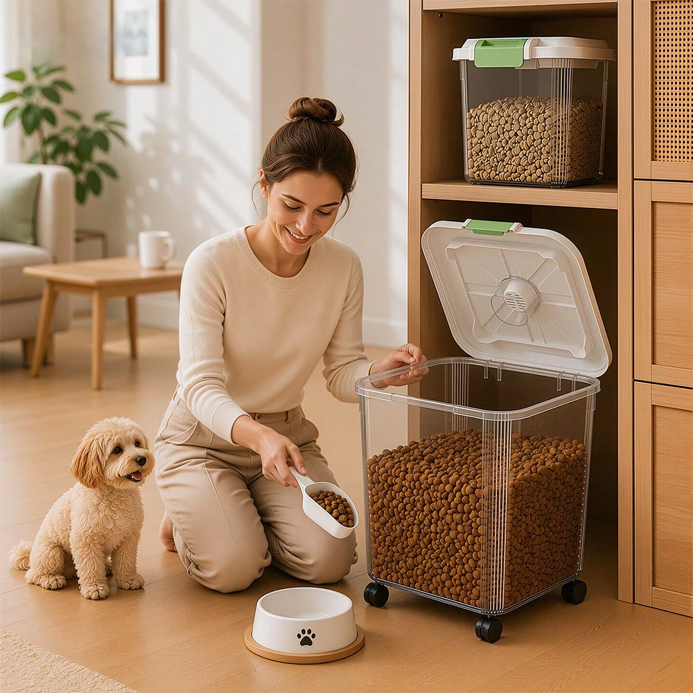 2PCS Large & Medium Pet Food S - огляд і ціна Food Storage No Plastic
