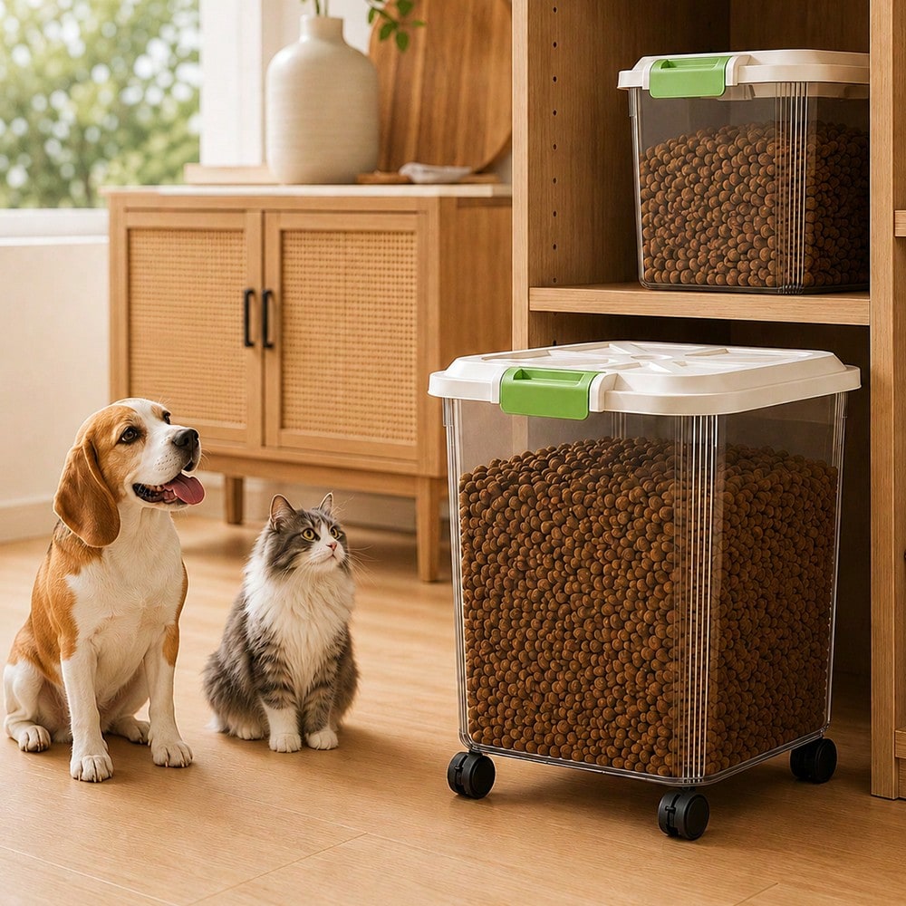 2PCS Large & Medium Pet Food S - огляд і ціна Food Storage No Plastic