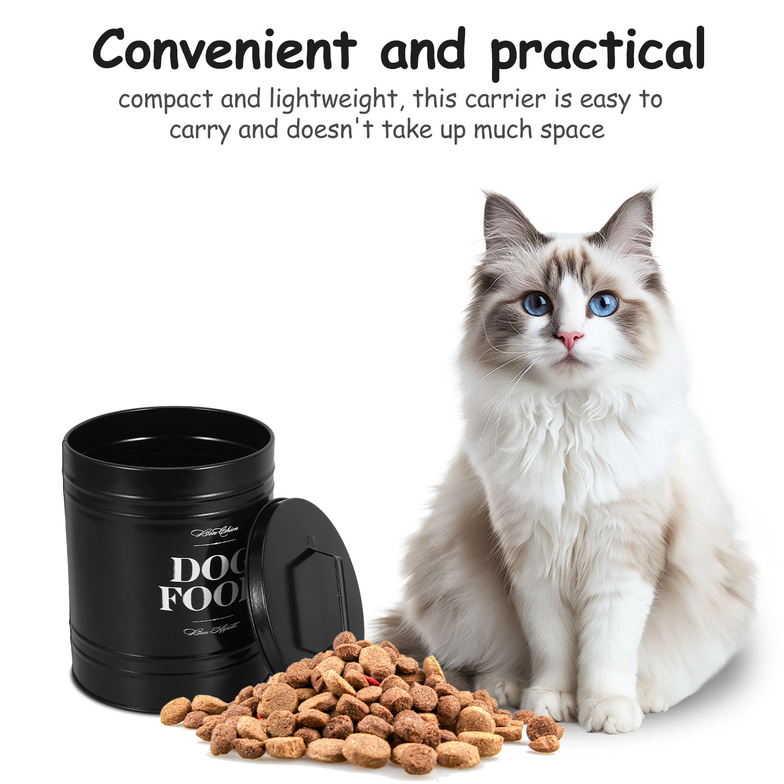 54Oz Pet Food Storage Bin Meta - огляд і ціна Food Storage Pet