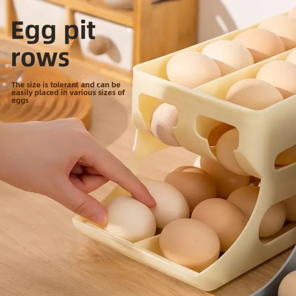 3 Tier Yellow Egg Organizer Ho - огляд і ціна Food Storage Yellow