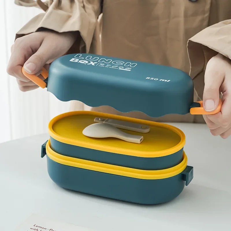 850ML Lunch Box Double-layer P - огляд і ціна Food Storage With Compartments