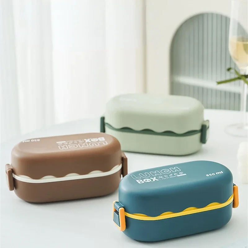 850ML Lunch Box Double-layer P - огляд і ціна Food Storage With Compartments