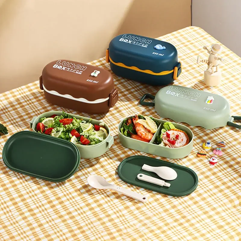 850ML Lunch Box Double-layer P - огляд і ціна Food Storage With Compartments