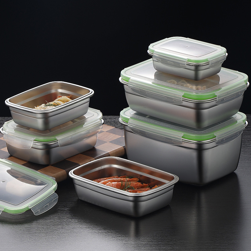 304 Stainless Steel Lunch Box  - огляд і ціна Food Storage Box Stainless Steel