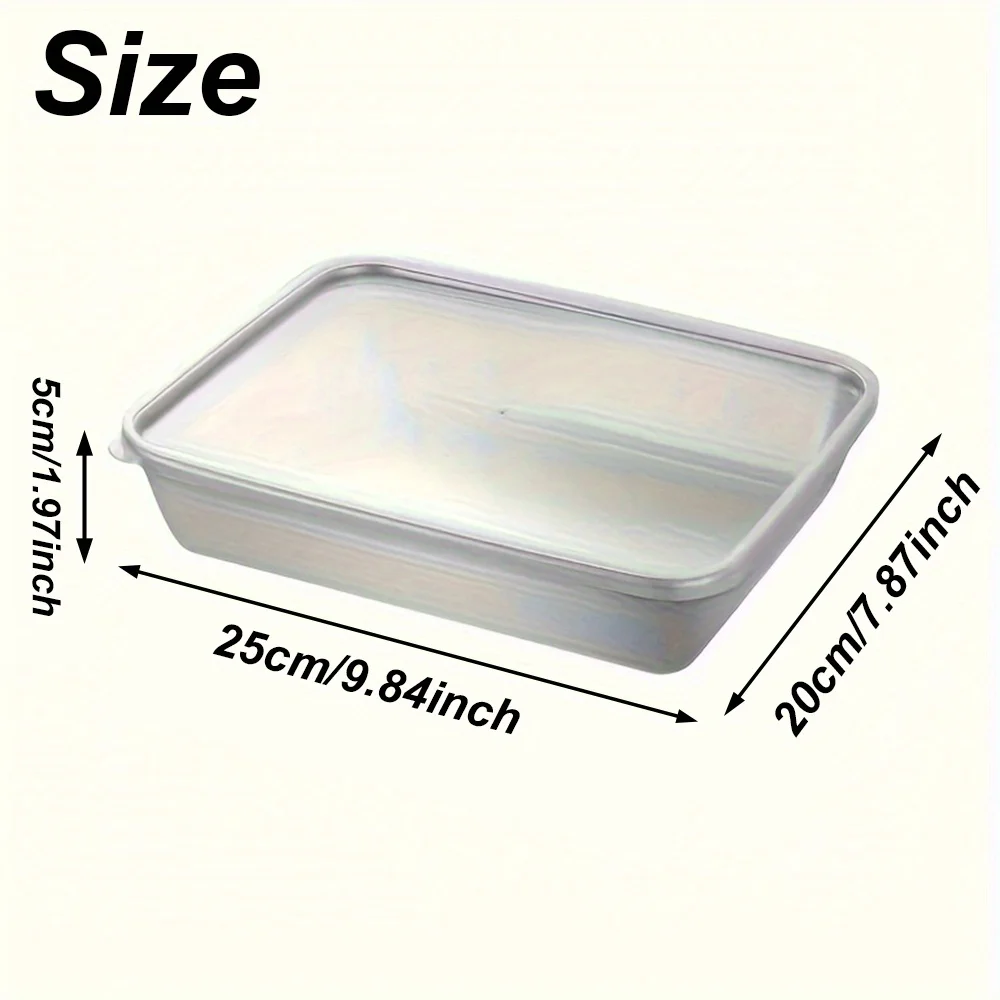 3pcs Stainless Steel Food Cont - огляд і ціна Food Storage Box Stainless Steel