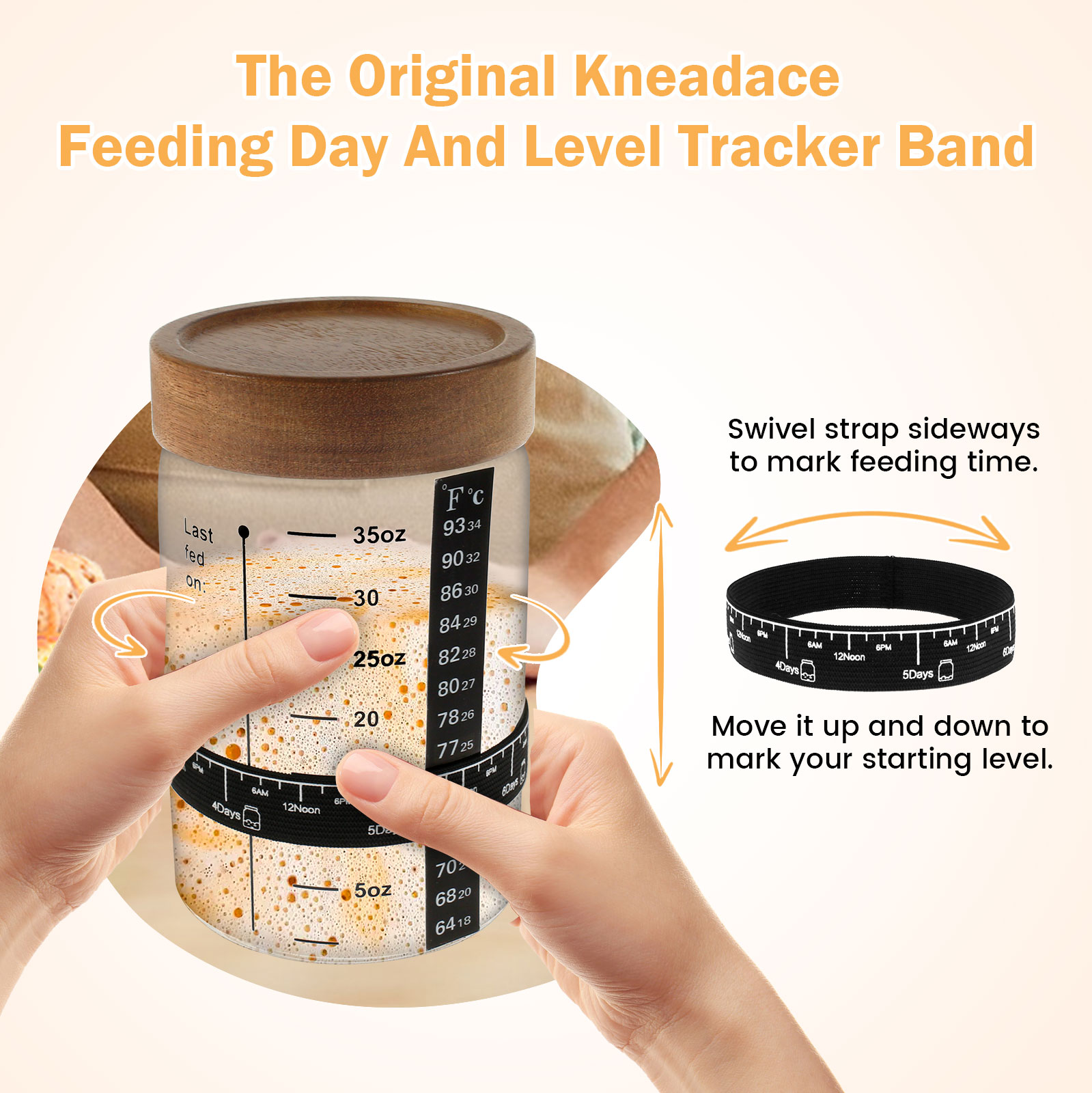 Sourdough Starter Jar Kit 1000 - огляд і ціна Food Storage Glass Containers
