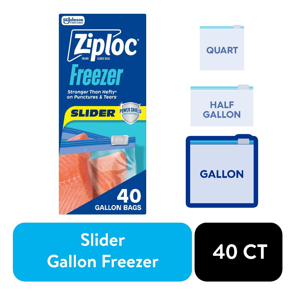 Ziploc Brand Slider Gallon Fre - огляд і ціна Food Storage Ziploc