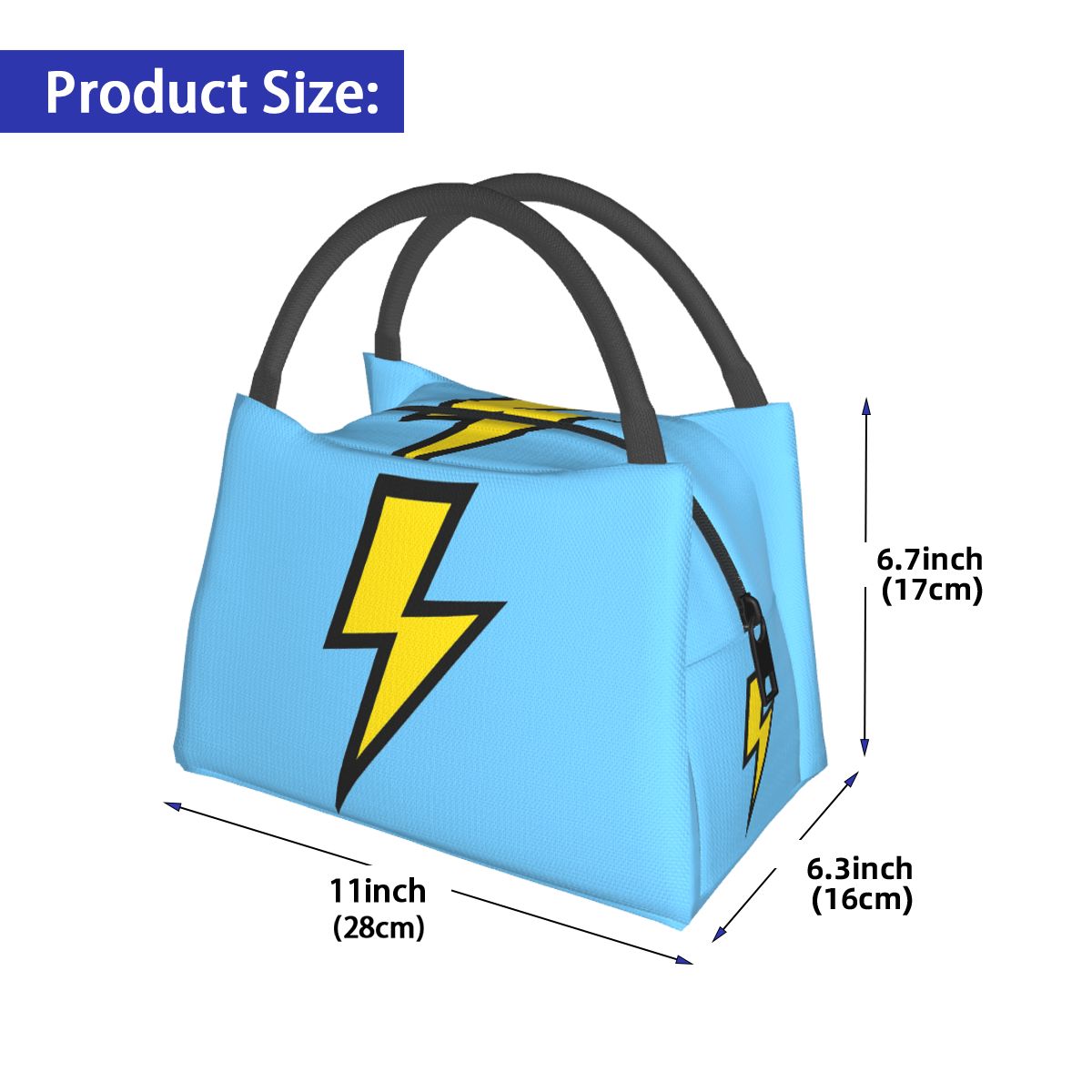 Yellow Lightning Bolts With Br - огляд і ціна Food Storage Yellow