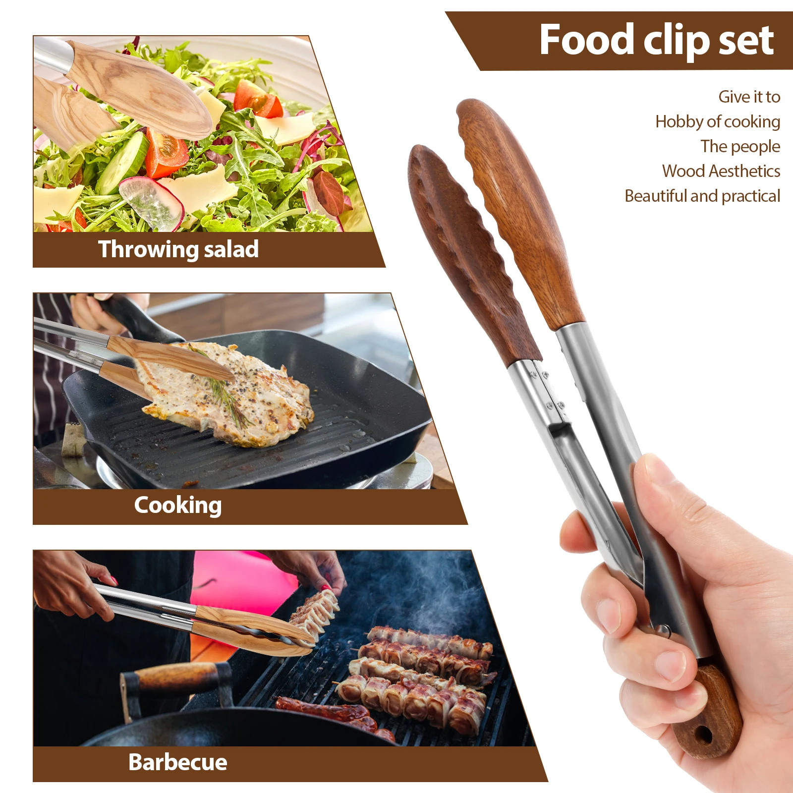 2Pcs Wood Food Tongs Rustproof - огляд і ціна Storage Tips For Food