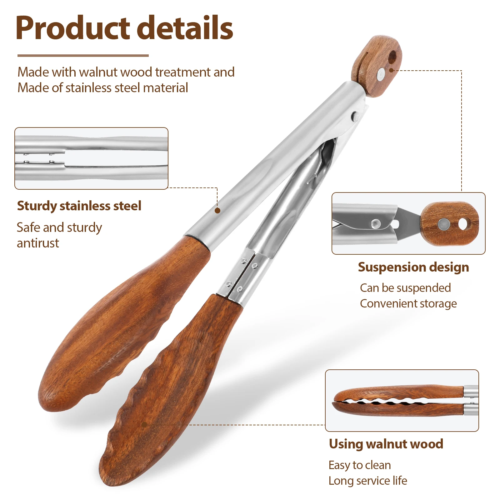 2Pcs Wood Food Tongs Rustproof - огляд і ціна Storage Tips For Food
