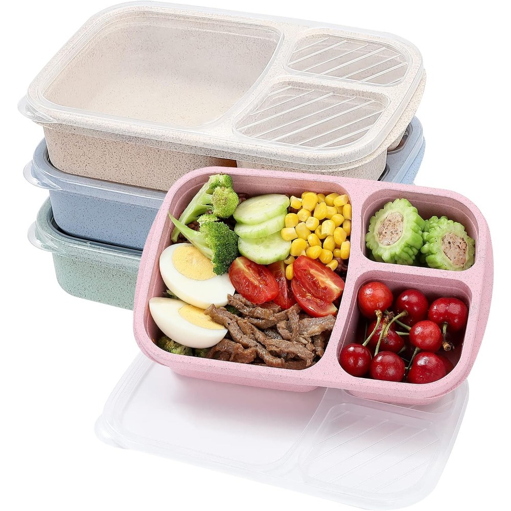 1 Bento Box Lunch Box for Kids - огляд і ціна Food Storage With Compartments