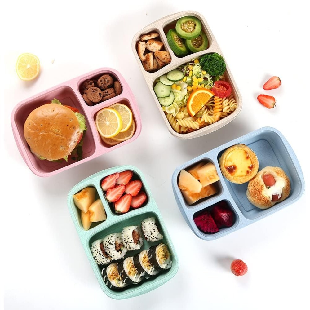 1 Bento Box Lunch Box for Kids - огляд і ціна Food Storage With Compartments