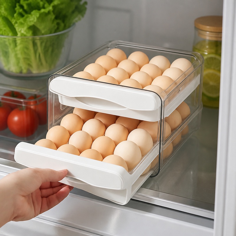 Two-Level Plastic Egg Storage  - огляд і ціна Food Storage Eggs