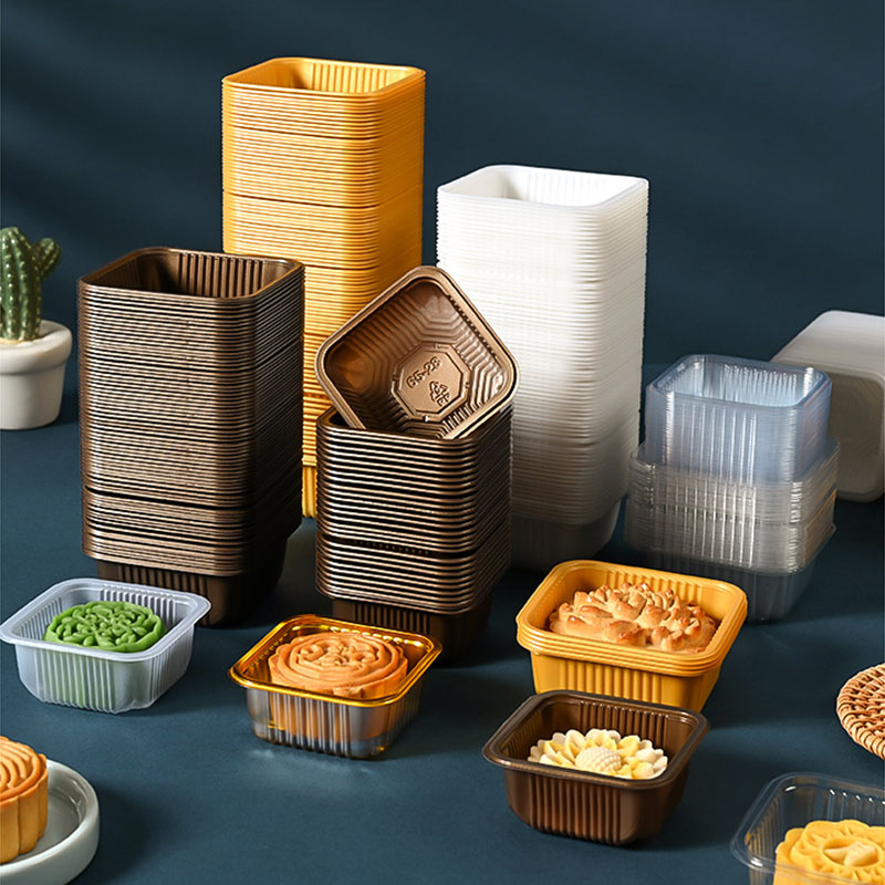 100pcs Mooncake Plastic Tray P - огляд і ціна Food Storage Eggs