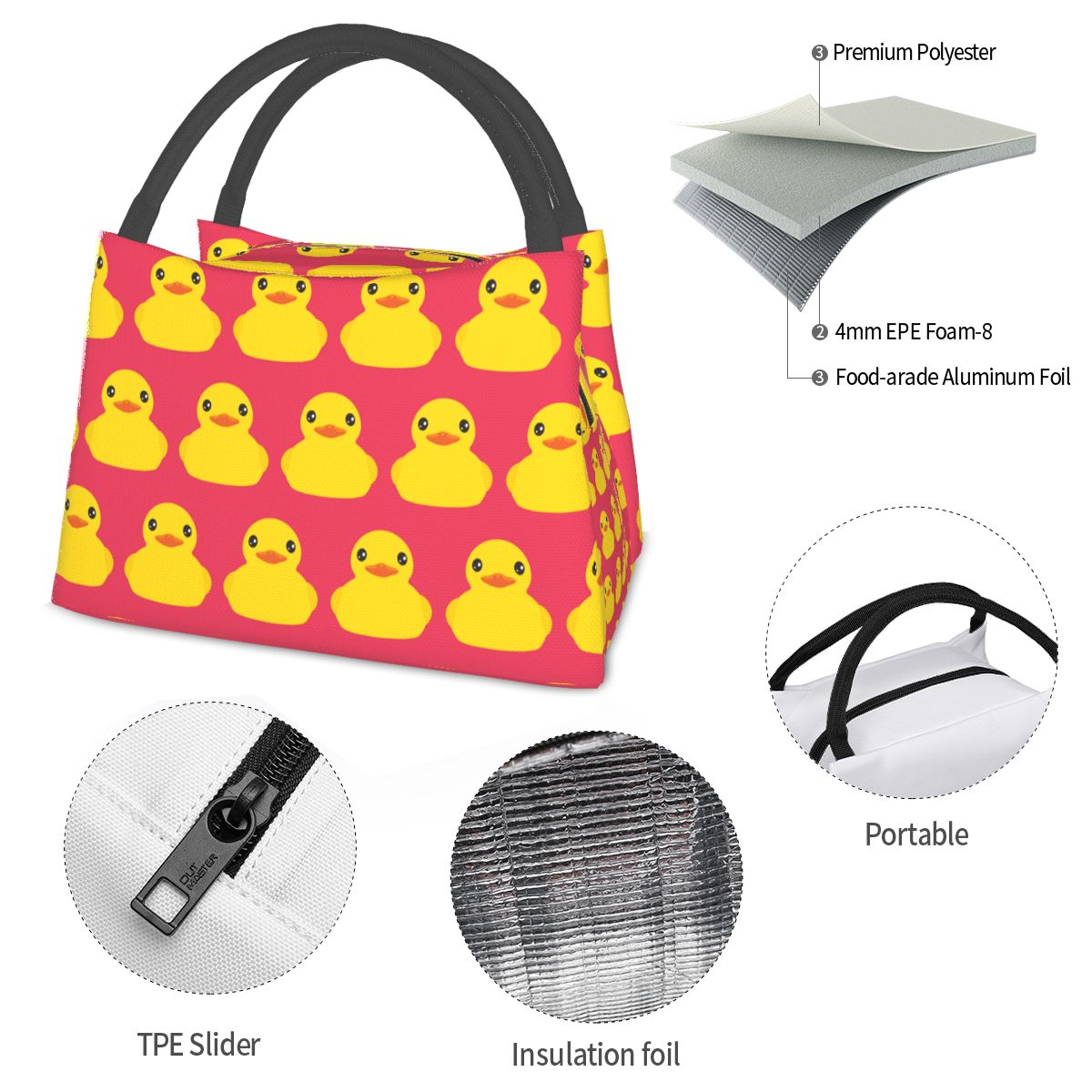 Yellow Classic Rubber Duck Ins - огляд і ціна Food Storage Yellow