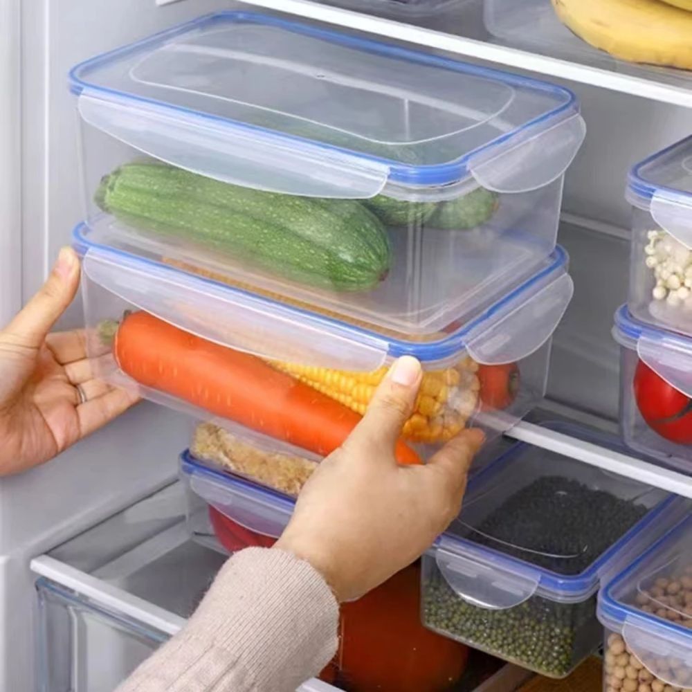 1/4PCS Safe Plastic Refrigerat - огляд і ціна Food Storage Microwave Safe