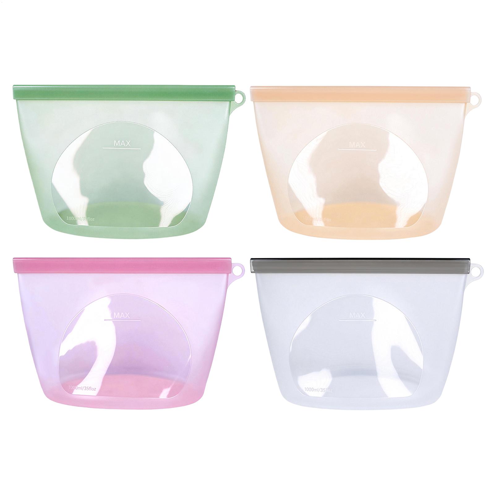 Silicone Food Storage Bags 100 - огляд і ціна Food Storage Ziploc